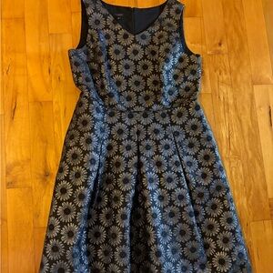 Talbots Elegant Floral Patterned Dress